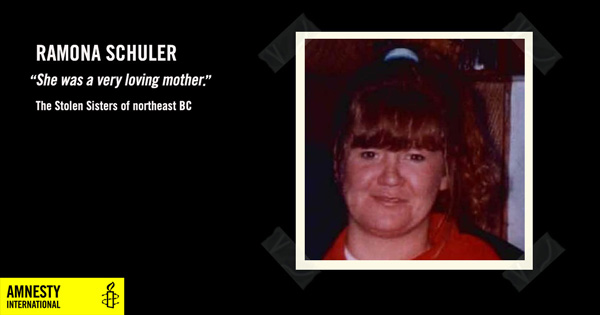 Ramona Schuler, She was a very loving mother, The Stolen Sisters of northeast BC