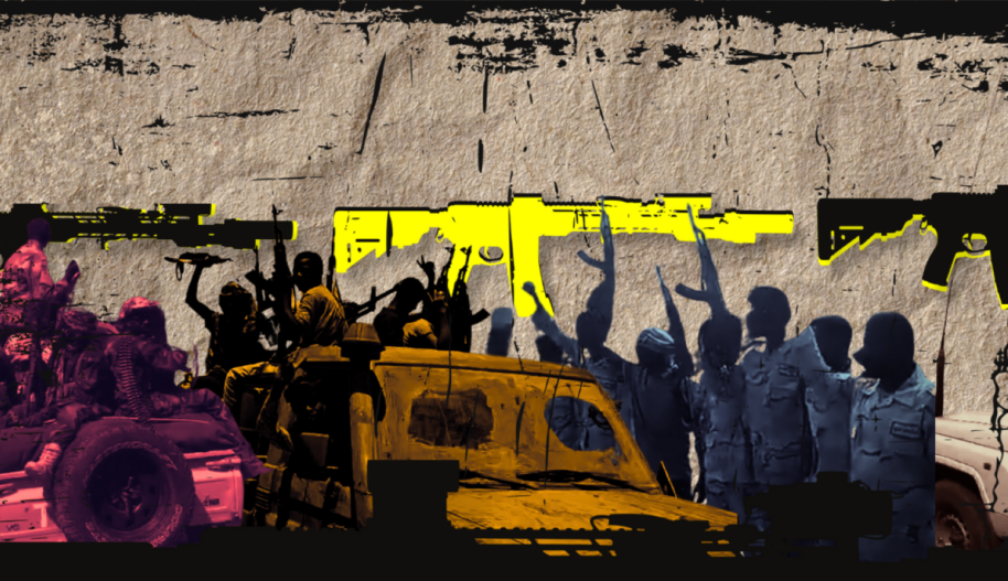 Sudan: Constant flow of arms fuelling relentless civilian suffering in conflict. Banner by Amnesty International.